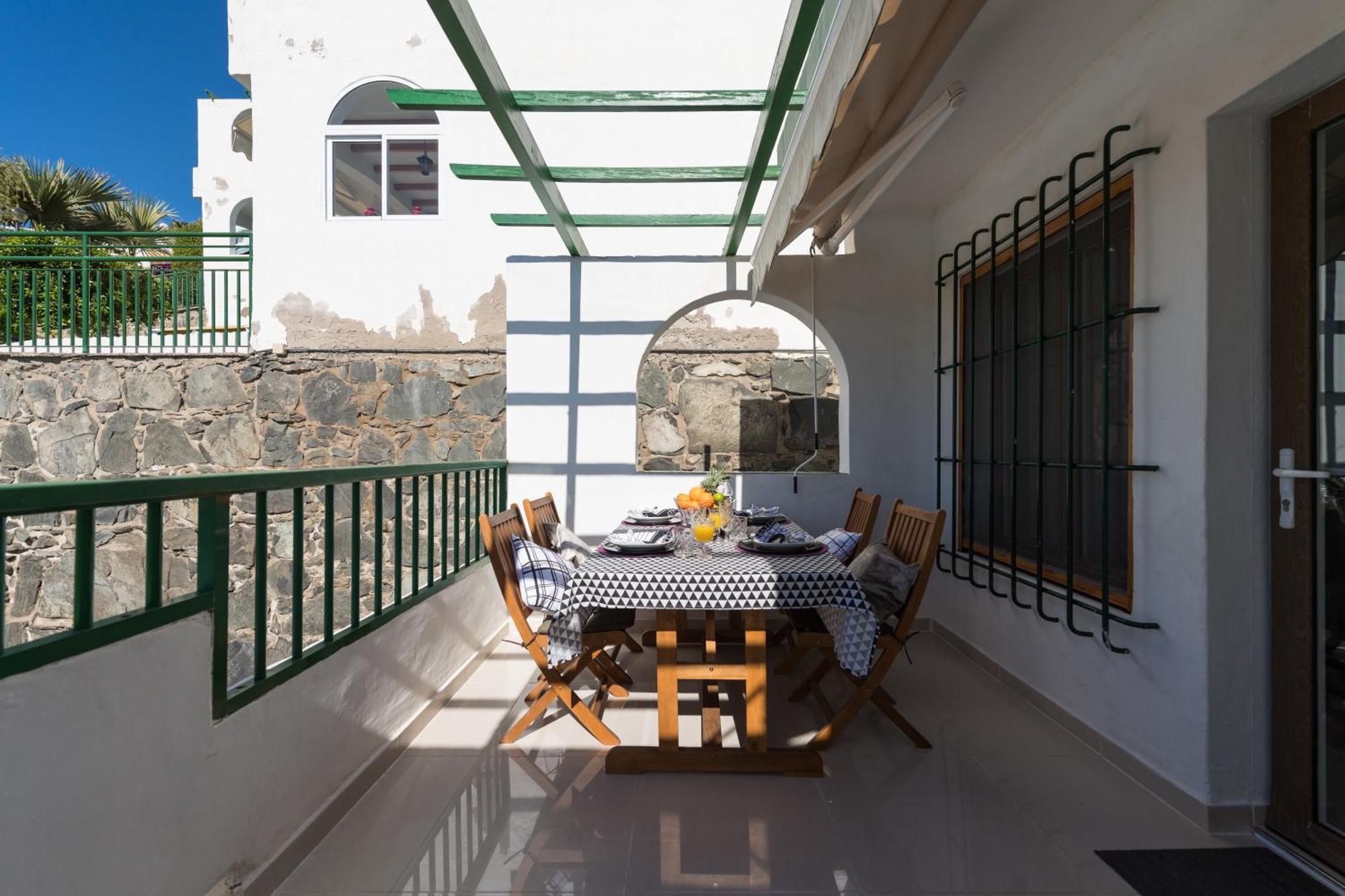 Sea View 2Br Toploctaion Heated Pool 5 Min To Beach San Agustín 外观 照片
