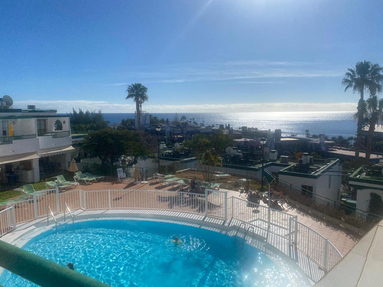 Sea View 2Br Toploctaion Heated Pool 5 Min To Beach San Agustín 外观 照片